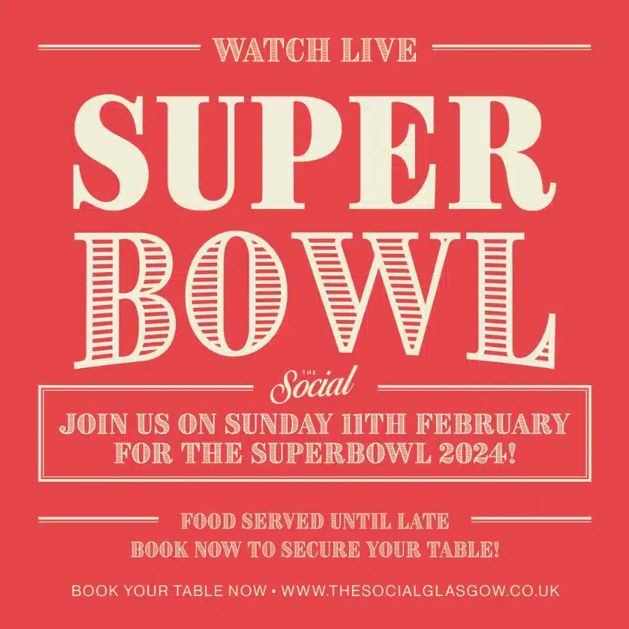 super bowl event banner